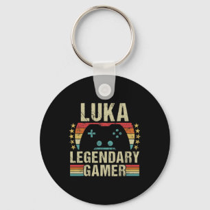 Porte-clés Luka Gamer Jeux Rétro Vintage Jeux Personnalisés