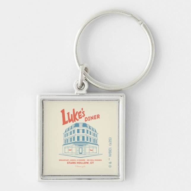 Porte-clés Luke's Diner Stars Hollow Design (Devant)