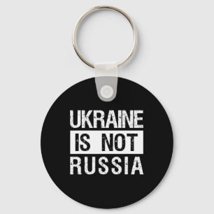 Porte-clés L'Ukraine n'est pas la Russie - Soutenez l'Ukraine