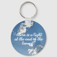 Lumière à la fin de la citation Inspirationnelle d