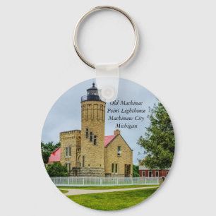 Porte-clés Lumière de la pointe Mackinac