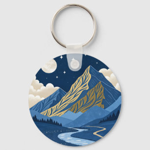 Porte-clés Lumière de lune de montagne