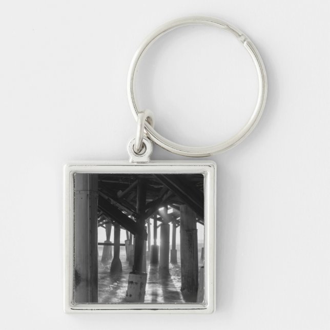 Porte-clés Lumière dorée à travers les niveaux de gris (Devant)