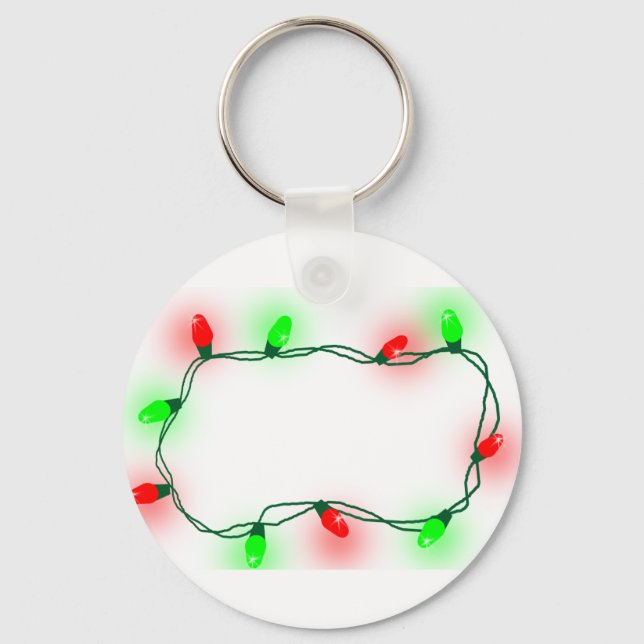 Porte-clés Lumières de Noël (Recto)