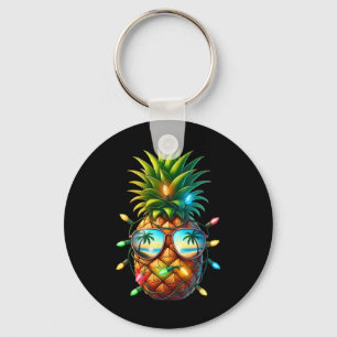 Porte-clés Lumières de Noël Tropical Pineapple Sungl Xmas En