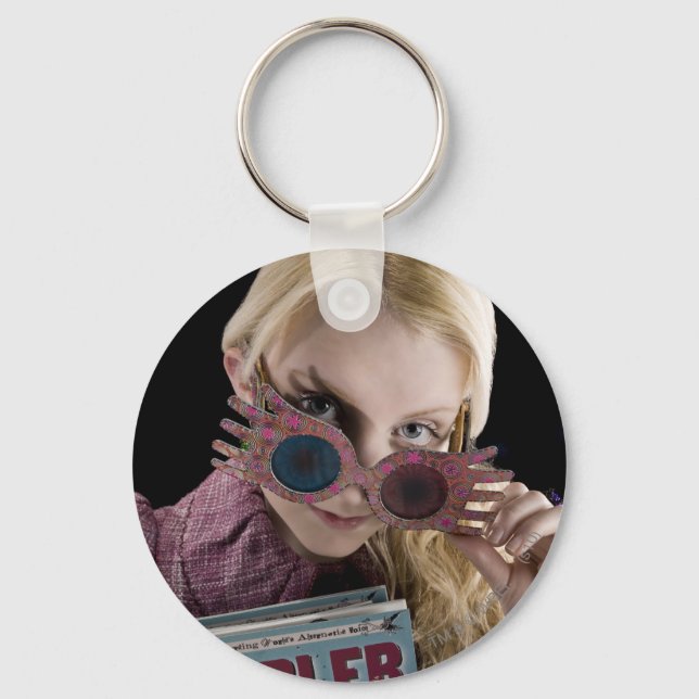 Porte-clés Luna Lovegood Regarde Par-dessus Ses Lunettes (Recto)