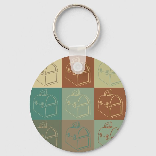 Porte-clés Lunchbox Pop Art (Recto)