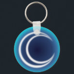 Porte-clés LuneShine<br><div class="desc">Un design lune brillant et brillant en bleu et blanc. Eon Boutons Stylez,  porte - clés,  magnets et autocollants ; collectez-les,  échangez-les,  épinglez-les ou collez-les sur vos affaires ! Vous pouvez même les customiser avec votre nom ou tout ce que vous voulez faire vous-même !</div>