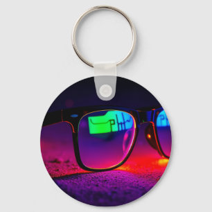 Porte-clés Lunettes Colorées