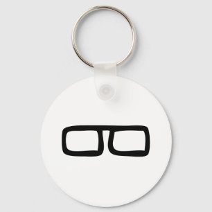 Porte-clés Lunettes de vue nerd