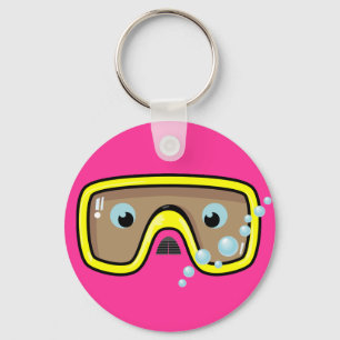 Porte-clés Lunettes jaunes