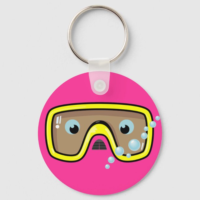 Porte-clés Lunettes jaunes (Recto)
