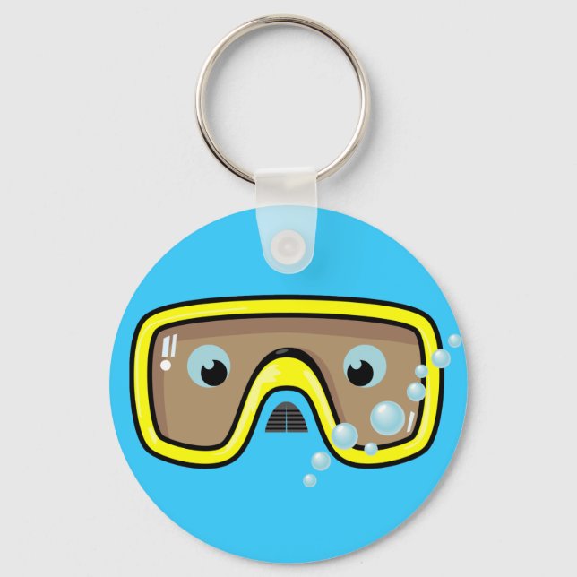 Porte-clés Lunettes jaunes (Recto)