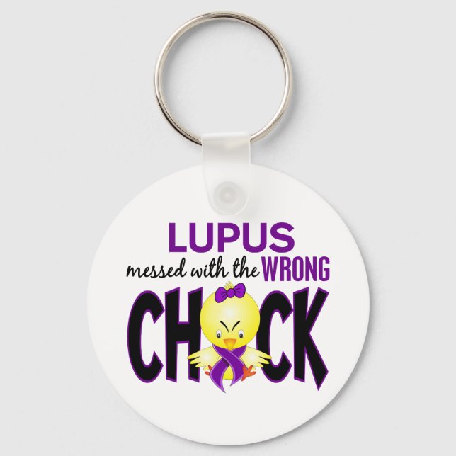 Porte-clés Lupus A Mis Au Courant Avec Le Mauvais Chick (Recto)