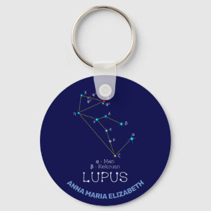 Porte-clés Lupus de constellation de l'hémisphère sud