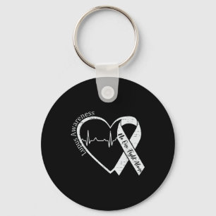 Porte-clés Lupus Sensibilisation Guerrier Purple Ribbon Autoi
