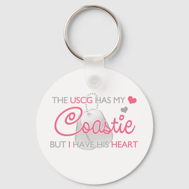 Porte-clés L'USCG a ma côte (Recto)