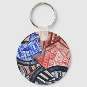 Porte-clés L'usine et le pont