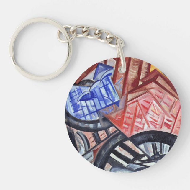 Porte-clés L'usine et le pont (Devant)