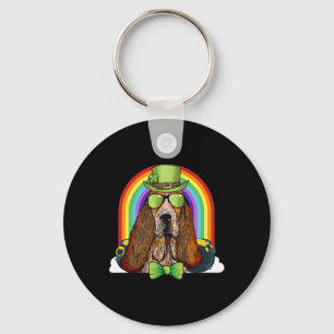 Porte-clés Lutin de chien de chasse pariant drôle de jour de
