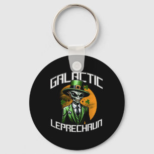Porte-clés Lutin Galactique Saint Patrick Jour Alien Aven