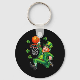 Porte-clés Lutin jouant au squelette Sport de la Saint-Patric