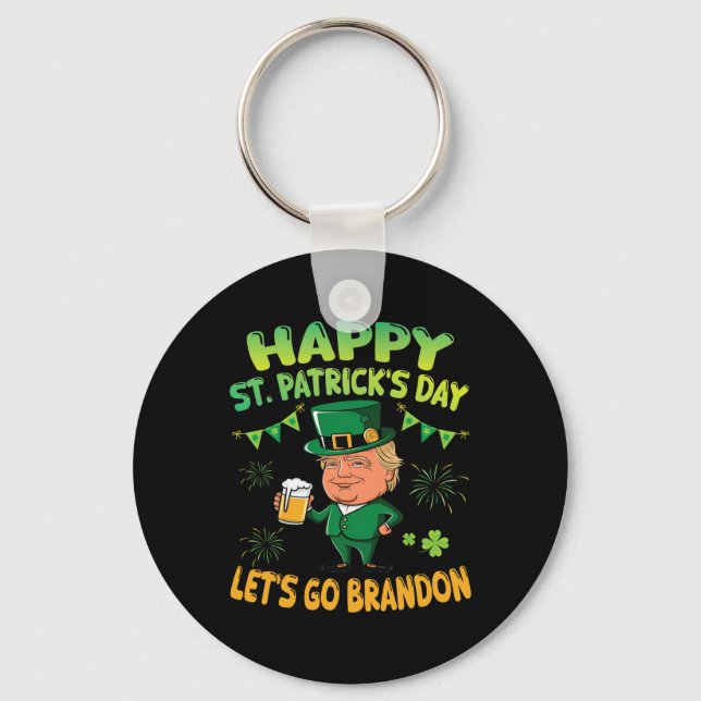 Porte-clés Lutin Trump Bière Joyeuse Saint-Patrick Allons  (Recto)
