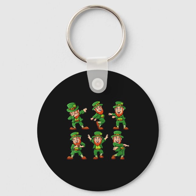 Porte-clés Lutins dansants Saint Patrick Drôle Garçons Gi (Recto)