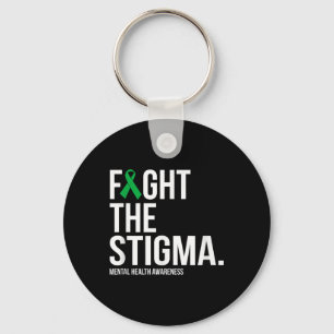 Porte-clés Lutter contre la Stigma Green Ribbon Mental Health