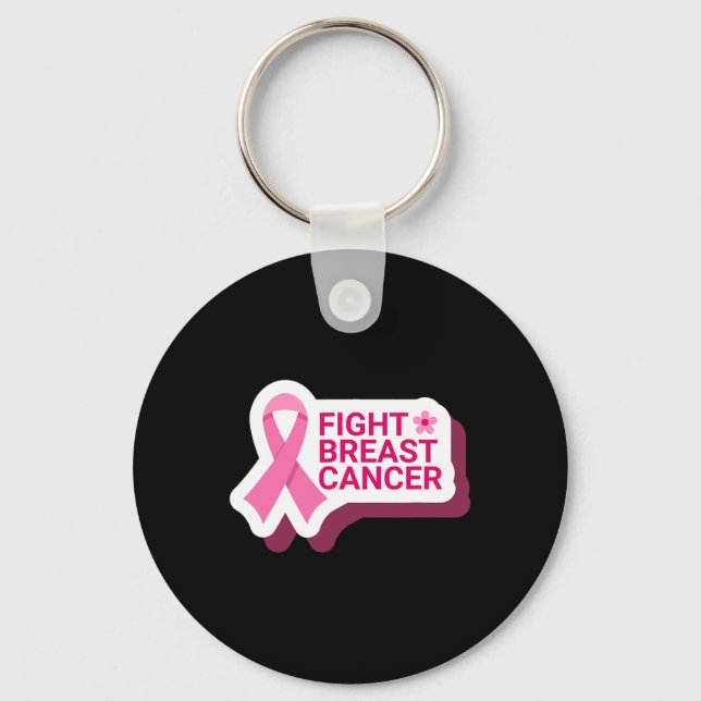 Porte-clés Lutter contre le cancer du sein (Recto)