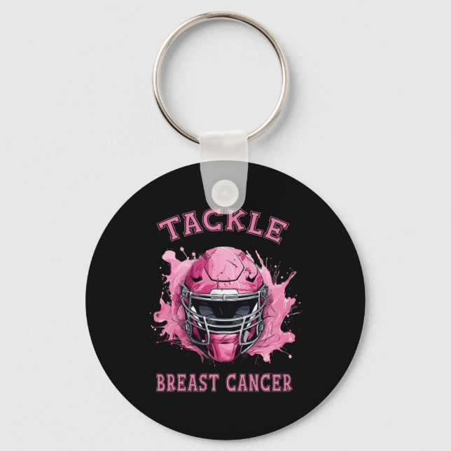 Porte-clés Lutter contre le cancer du sein Sensibilisation Fo (Recto)