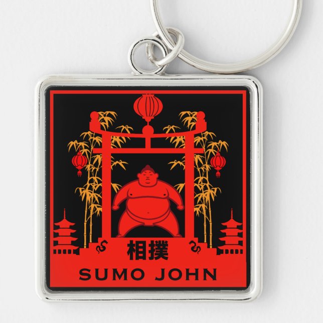 Porte-clés lutteur de sumo (Devant)