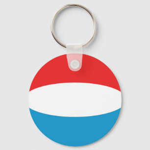 Porte-clés Luxembourg Porte - clé du drapeau Fisheye