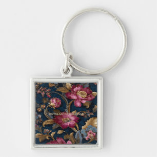 Porte-clés Luxury Floral Vintage Royal