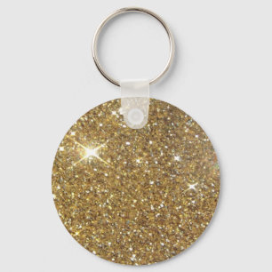 Porte-clés Luxury Gold Glitter - Printed Image