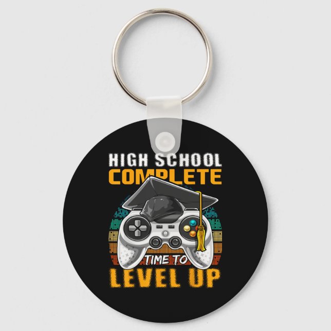 Porte-clés Lycée Complet Vidéo Jeu Diplôme Supérieur (Recto)