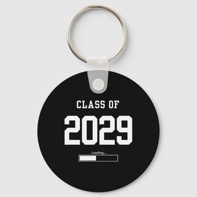 Porte-clés Lycéen de la promotion 2029 futur lycéen de termin (Recto)