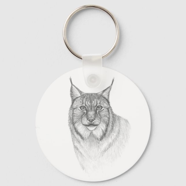 Porte-clés Lynx round keychain (Recto)