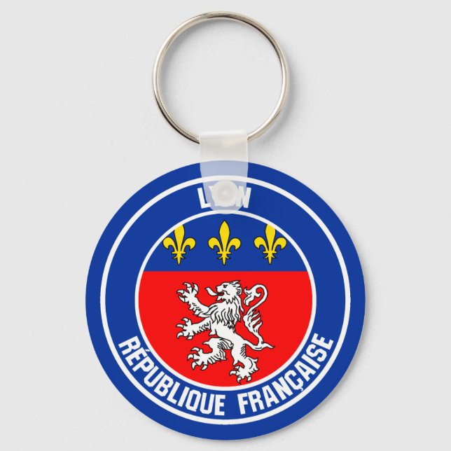 Porte-clés Lyon Round Emblem (Recto)