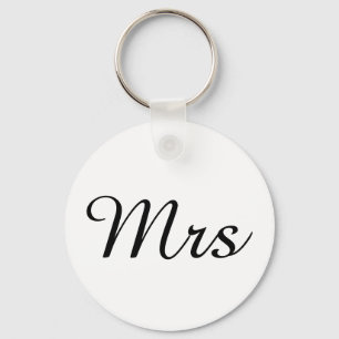 Porte-clés M. et Mme.   élégant couple moderne assorti