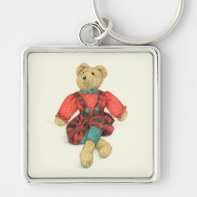 Porte-clés M. PORTE - CLÉ Carré Premium BEAR (Devant)