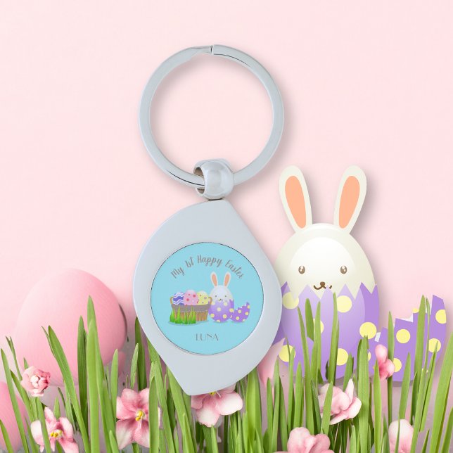 Porte-clés Ma 1ère Pâques heureuse (My 1st Happy Easter Keychain)