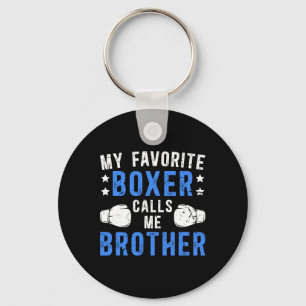 Porte-clés Ma boîte préférée m'appelle Brother Boxing Brother
