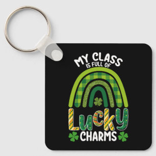 Porte-clés Ma classe est pleine de charmes chanceux St Patric