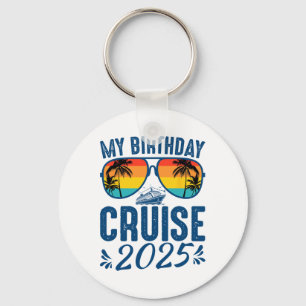 Porte-clés Ma croisière d'anniversaire Fête de croisière 2025