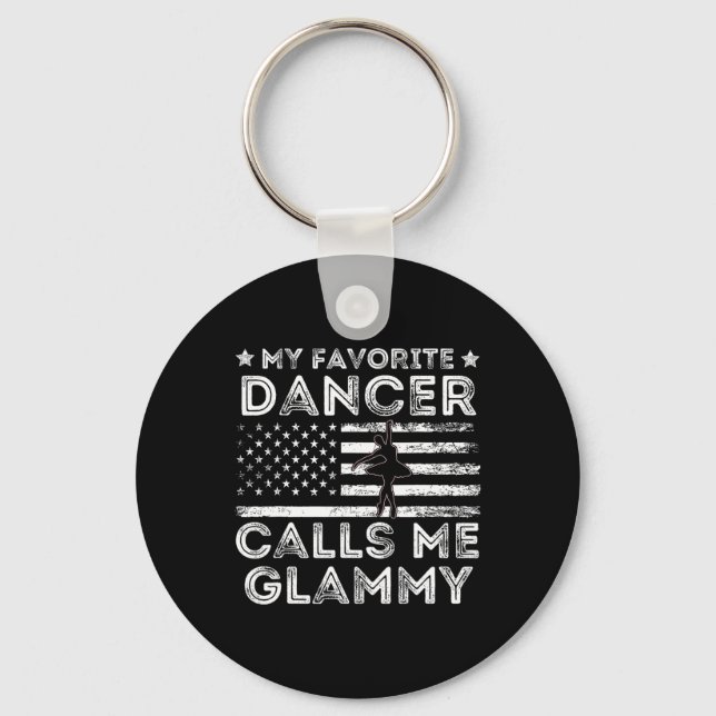 Porte-clés Ma danseuse préférée m'appelle Glammy Dance Ballet (Recto)