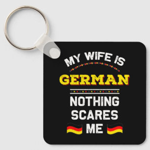 Porte-clés Ma femme est allemande Alemania Republic Allemagne