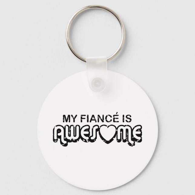 Porte-clés Ma fiance est géniale (Recto)