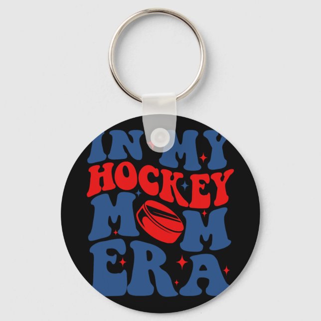Porte-clés Ma maman de hockey Era Super de hockey sur glace M (Recto)