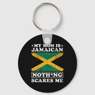 Porte-clés Ma Maman Est Jamaïcaine Rien Ne Me Fait Peur Jamaï
